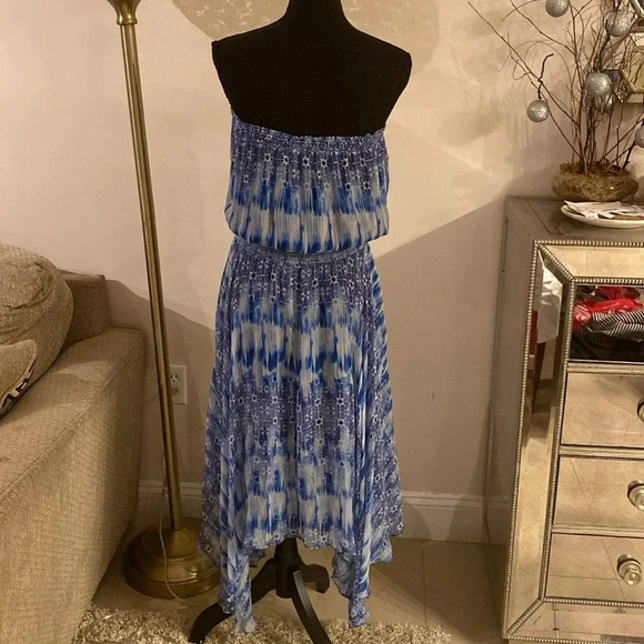 Ramy Brooks silk off shoulder dress size SP - Picture 3 of 5